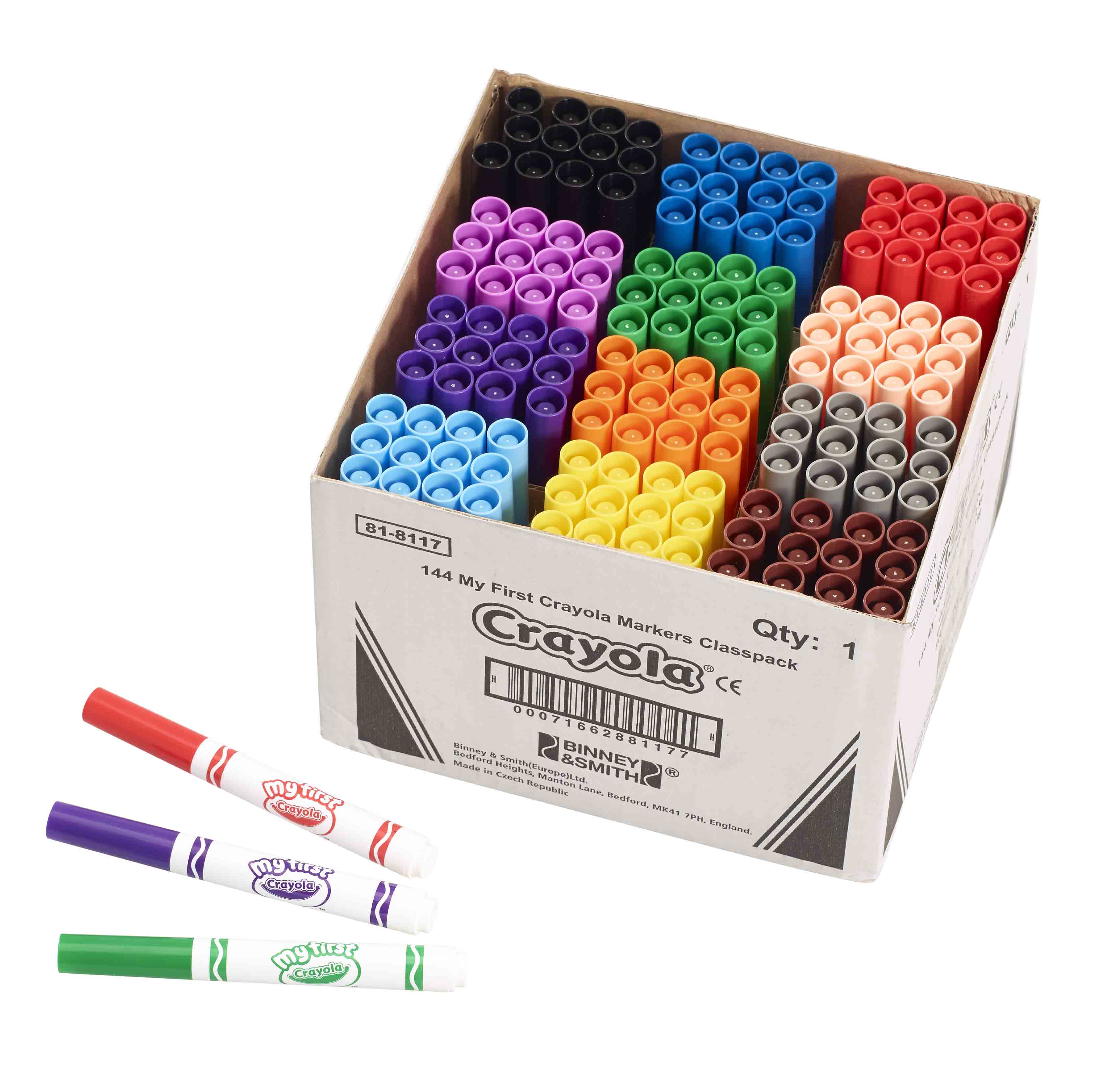 HE138586 - Crayola My First Markers - Pack of 144 | Findel Education